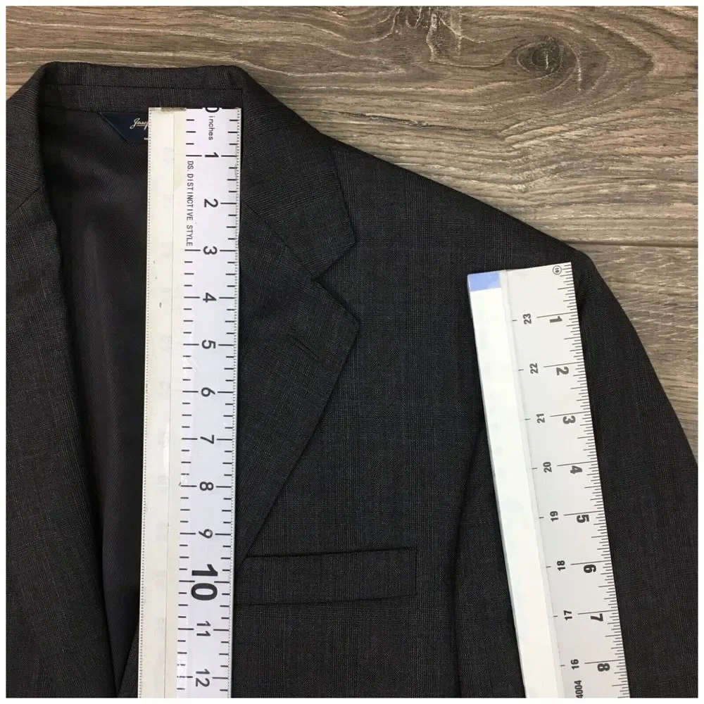 JOSEPH & FEISS Mens Blazer Sport Coat Casual Jacket Size 36S Wool Suit‎